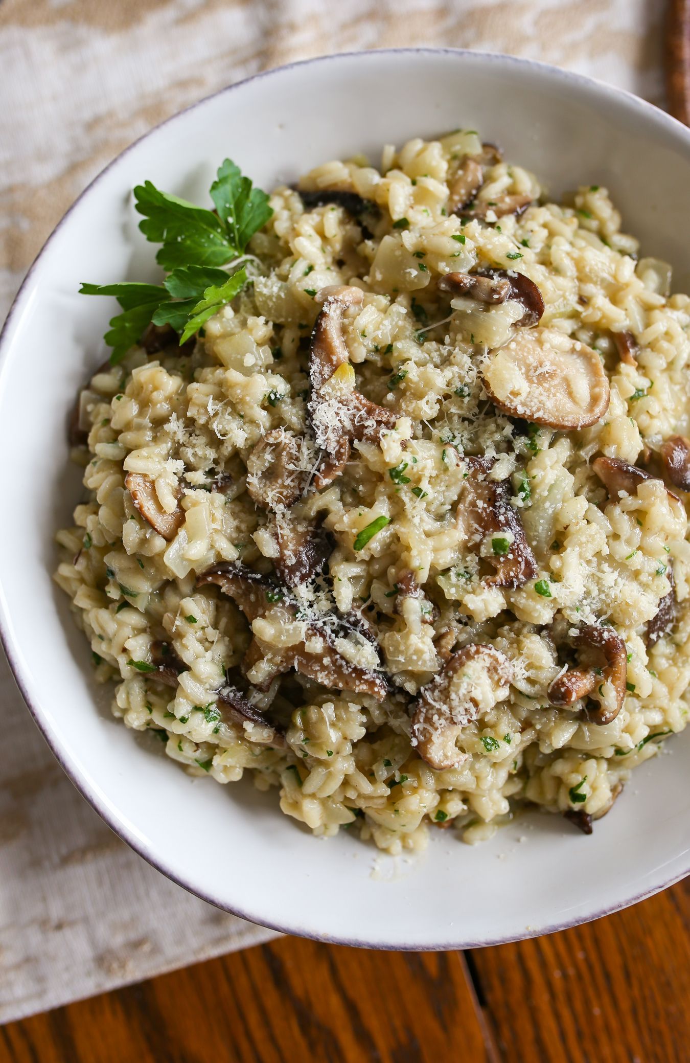 Truffle-Infused Risotto with Mushrooms