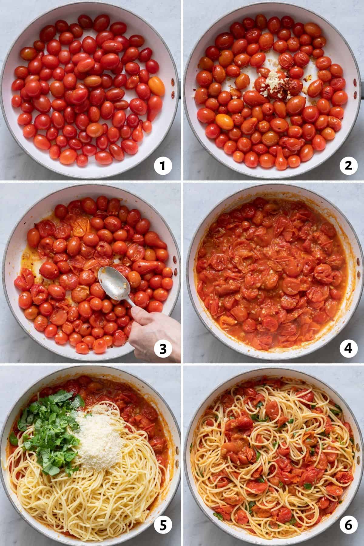 Homeschooler's One-Pan Pasta with Cherry Tomatoes
