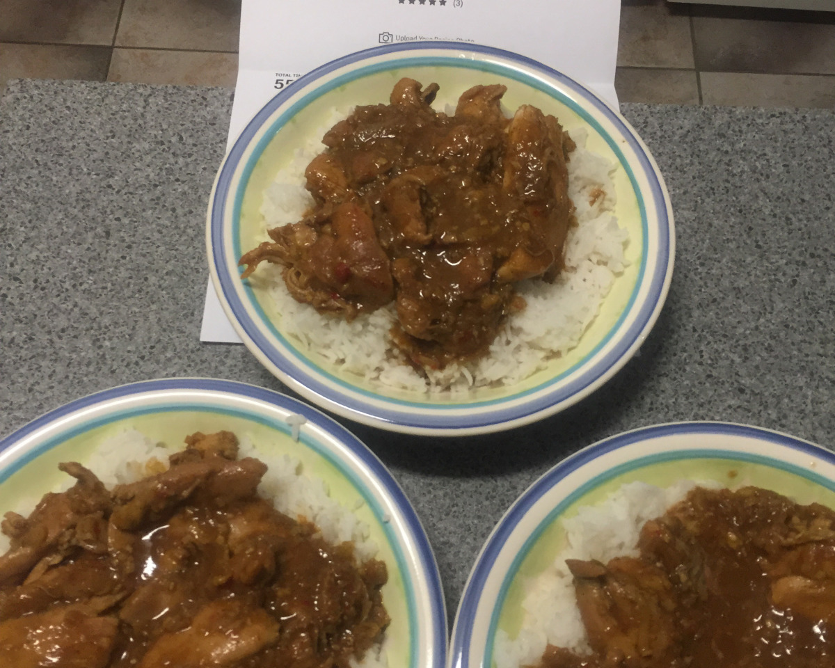Spiced Lemongrass Chicken with Coconut Rice