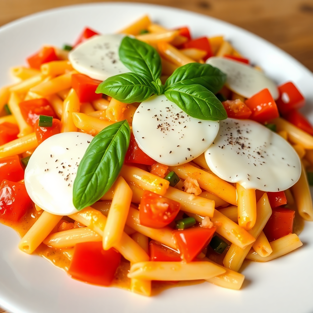 Authentic Garlic Tomato Pasta