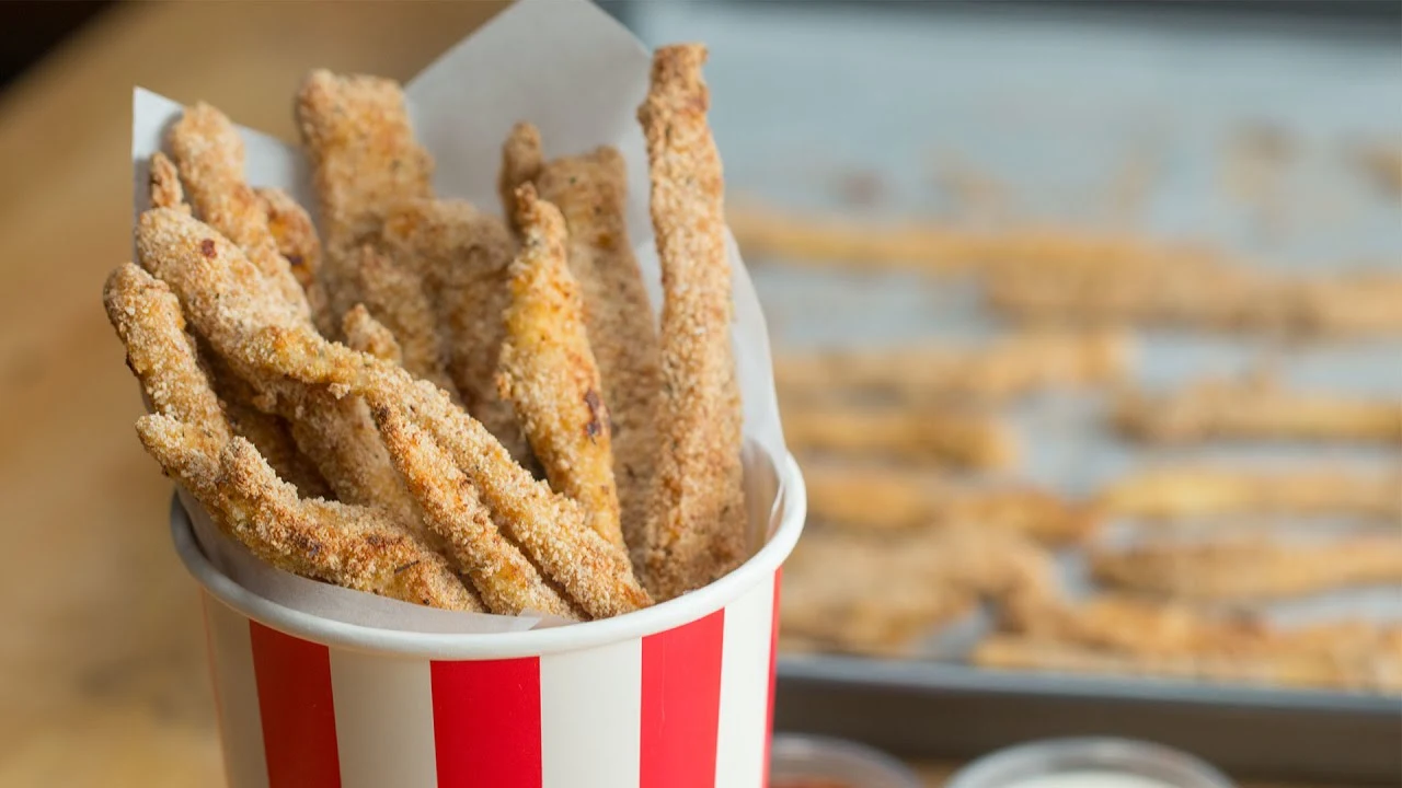 Crispy Chip-Encrusted Chicken Fries
