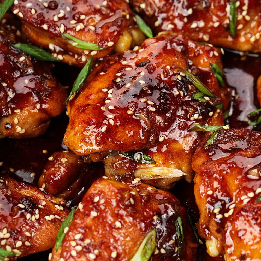 Crispy Honey-Soy Chicken Thighs