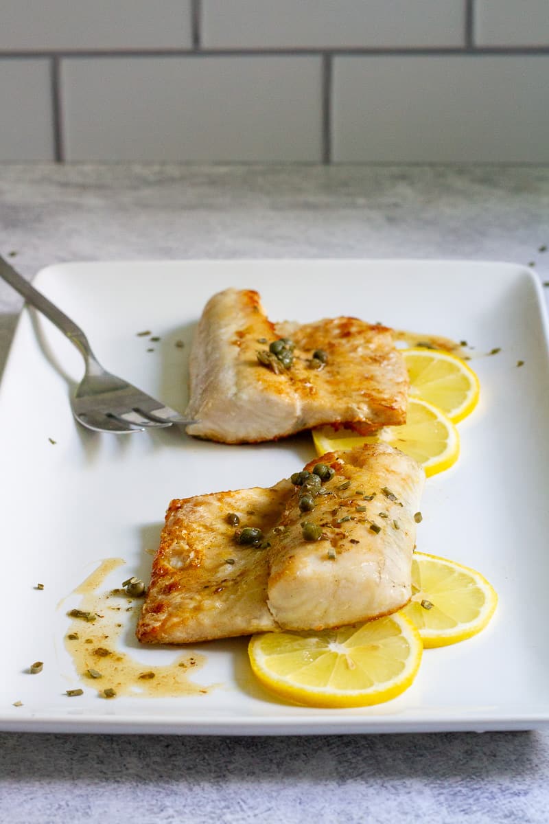 Pan-Seared Walleye with Lemon-Dill Sauce