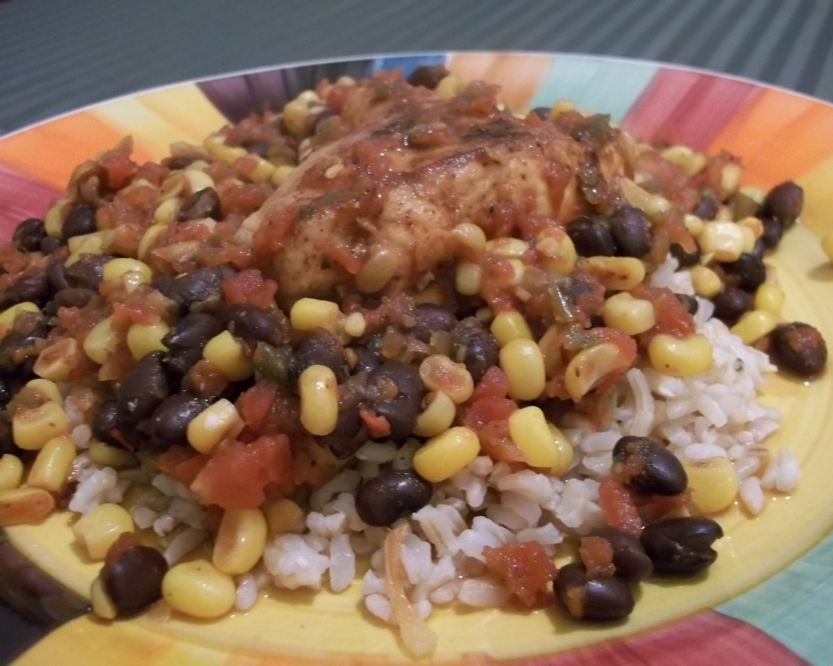 Spicy Texas BBQ Chicken Skillet