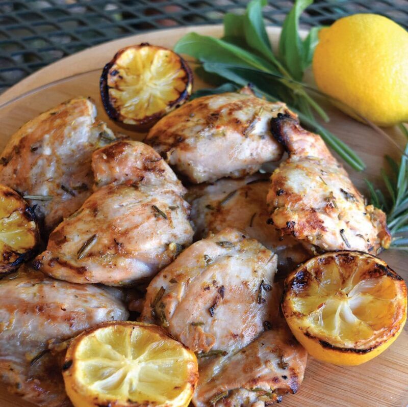 Fuel-Efficient Lemon-Herb Chicken Thighs