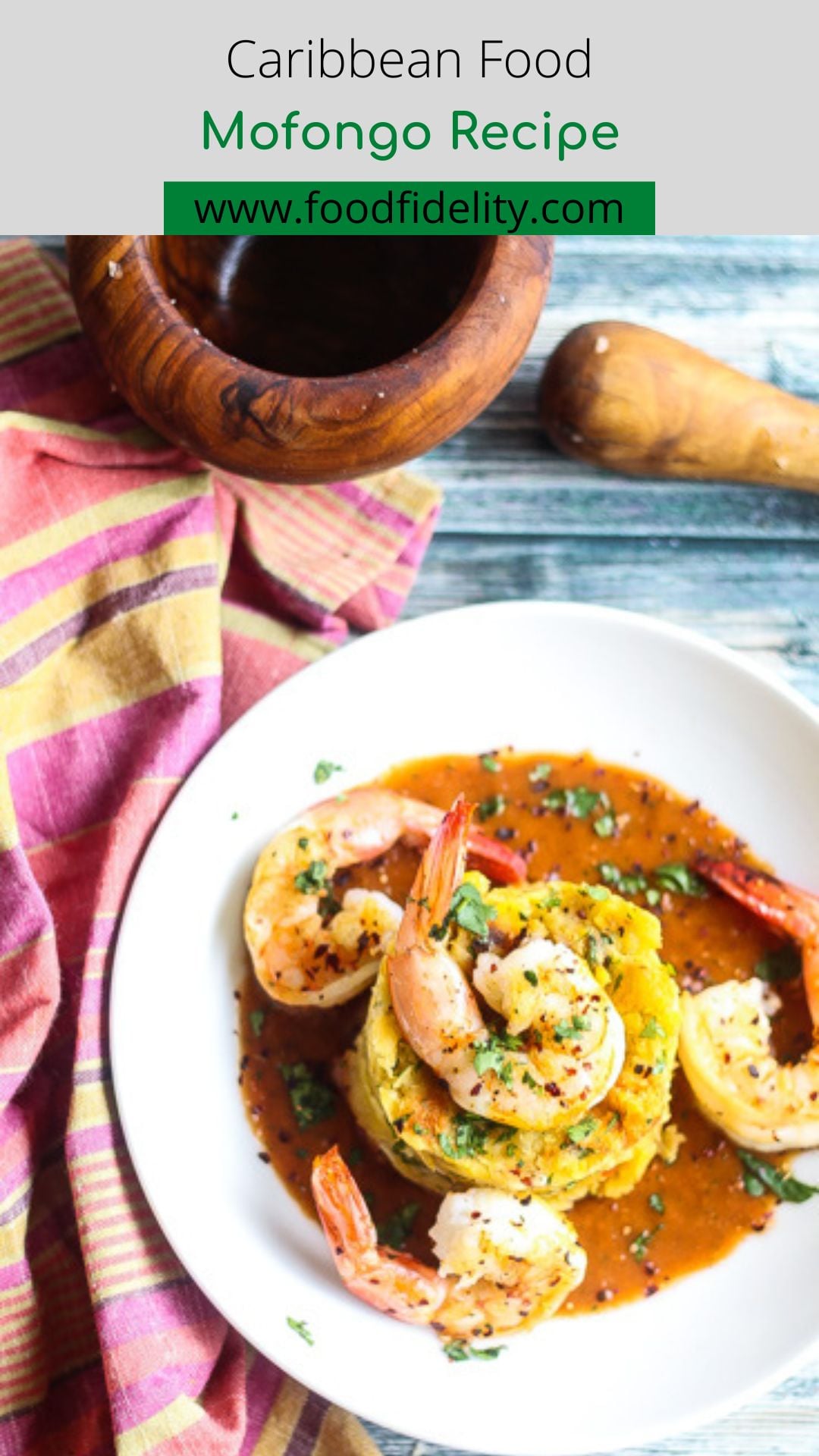 Mofongo Relleno with Mojo Sauce