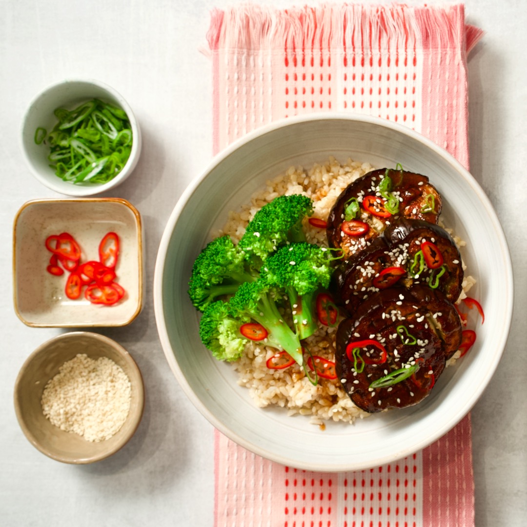 Miso-Glazed Eggplant & Tofu Sheet Pan Feast