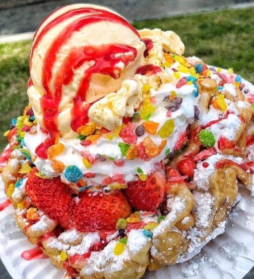 Funnel Cake Sundae: Digital Delight