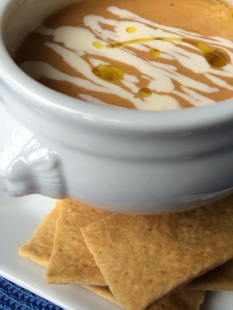 Carrot-Fennel Coconut Soup with Lemon Zest