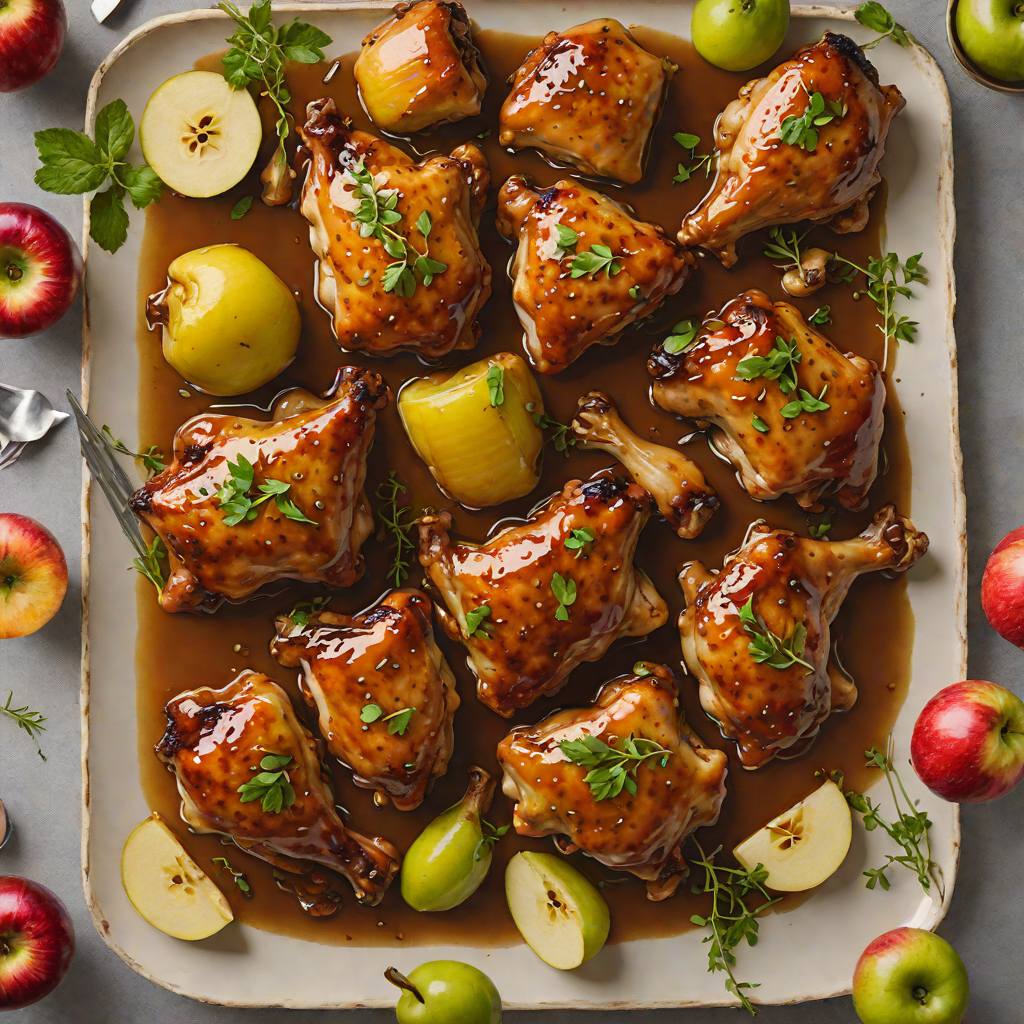 Apple Music Apple Cider Glazed Chicken Thighs