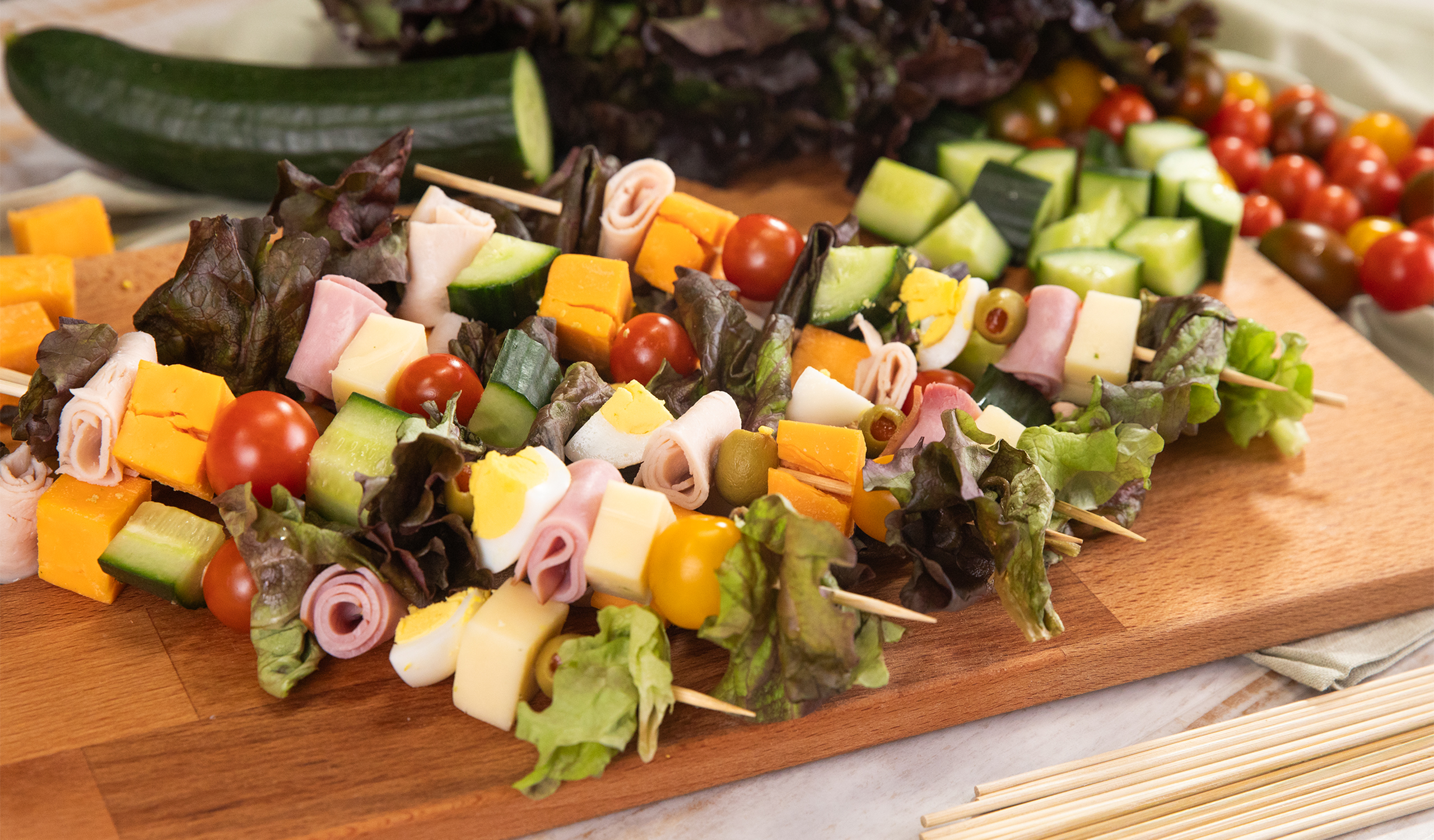 Playground Fruit Skewer Salad