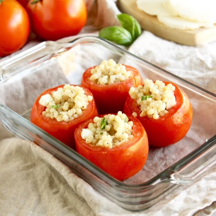 Best of the Best Caprese Stuffed Tomatoes