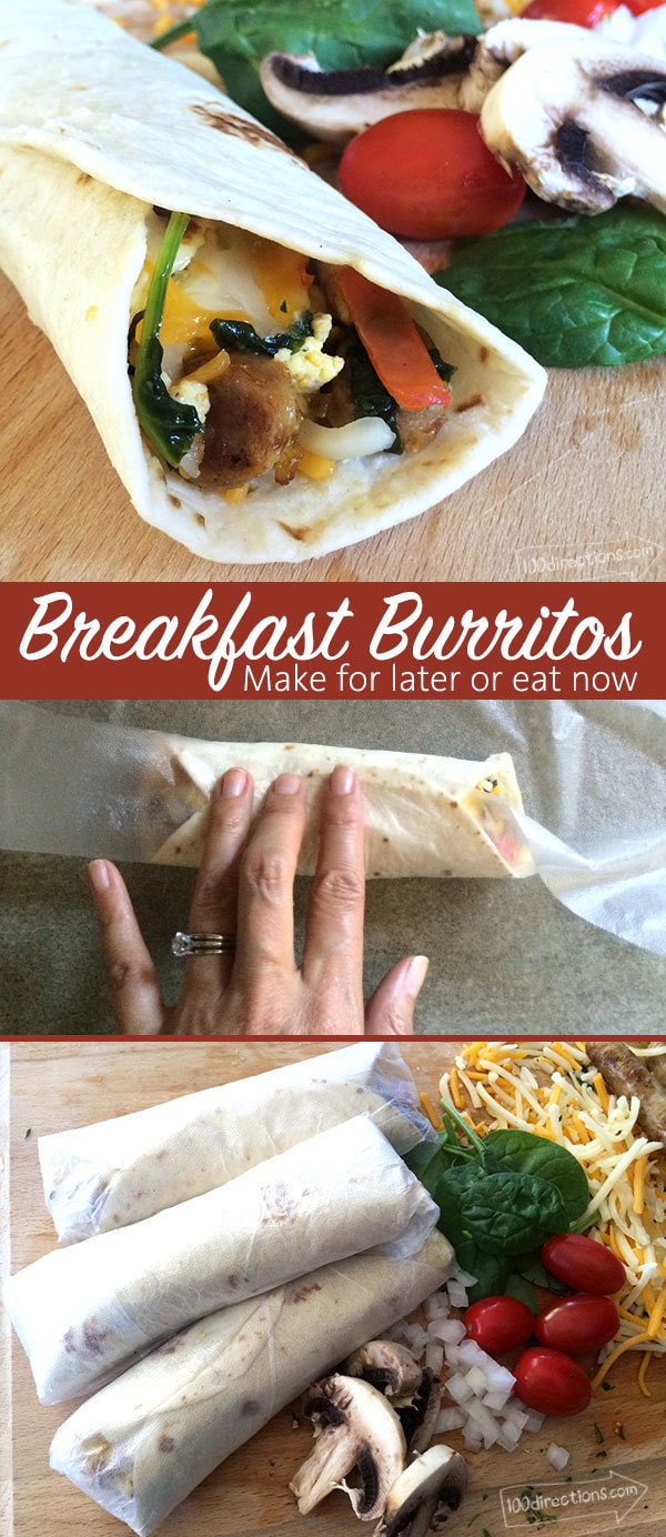Nurse's Quick Breakfast Burrito