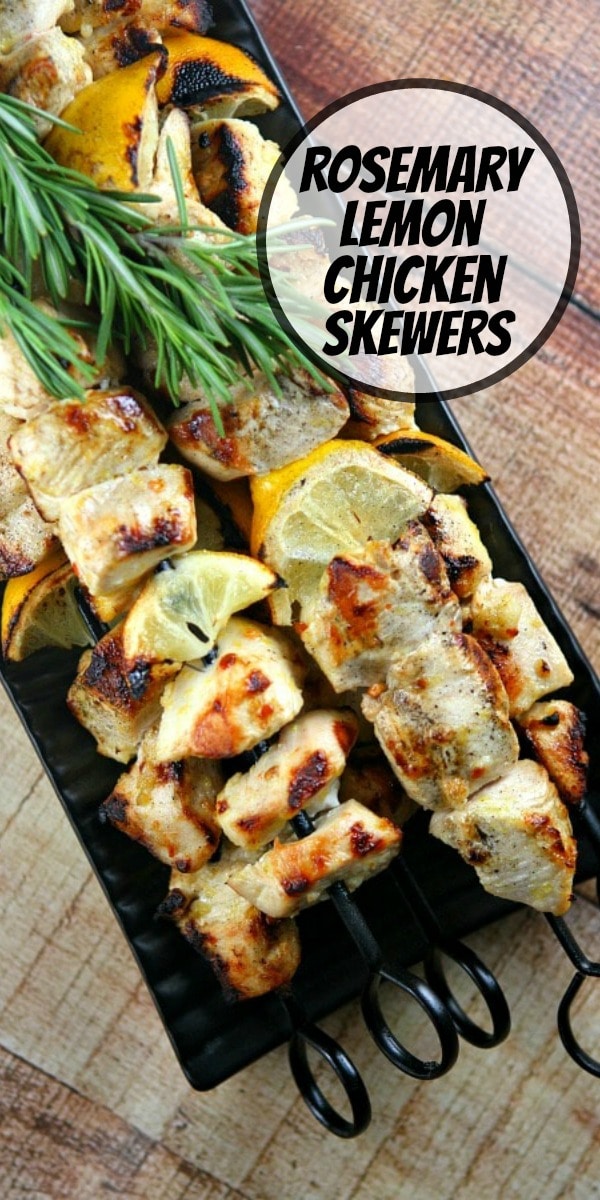 Mediterranean Map: Rosemary Lemon Chicken Skewers