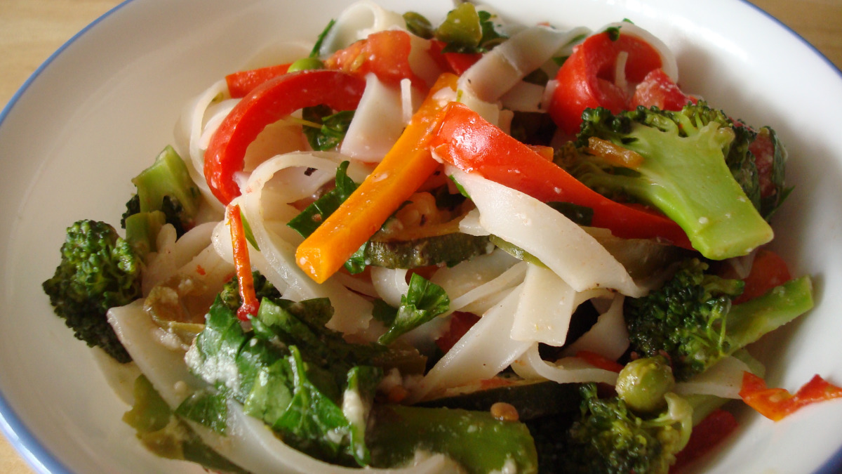 Herb-Infused Google Drive Pasta Primavera