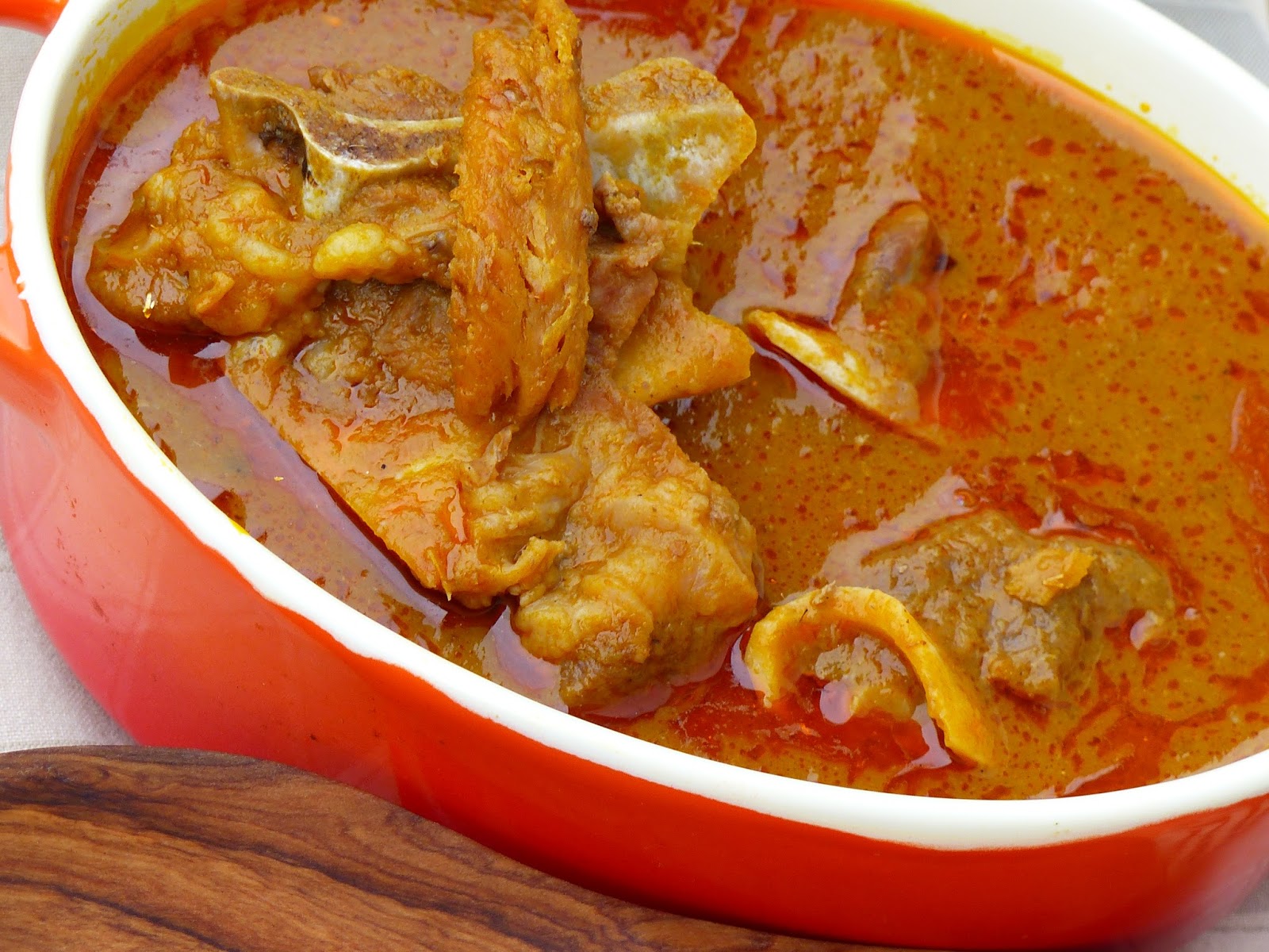 Nigerian Palm Nut Soup with Chicken
