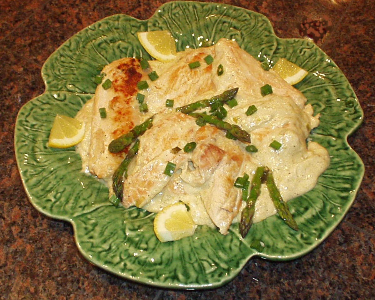 Best-Simmered Lemon Herb Chicken with Asparagus