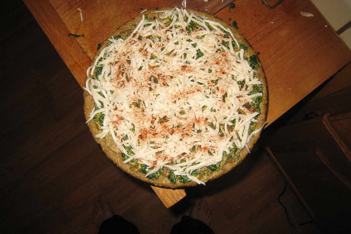 Wild Mushroom & Foraged Greens Quiche