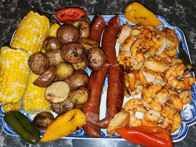 Smoky Paprika Shrimp & Corn Seafood Boil