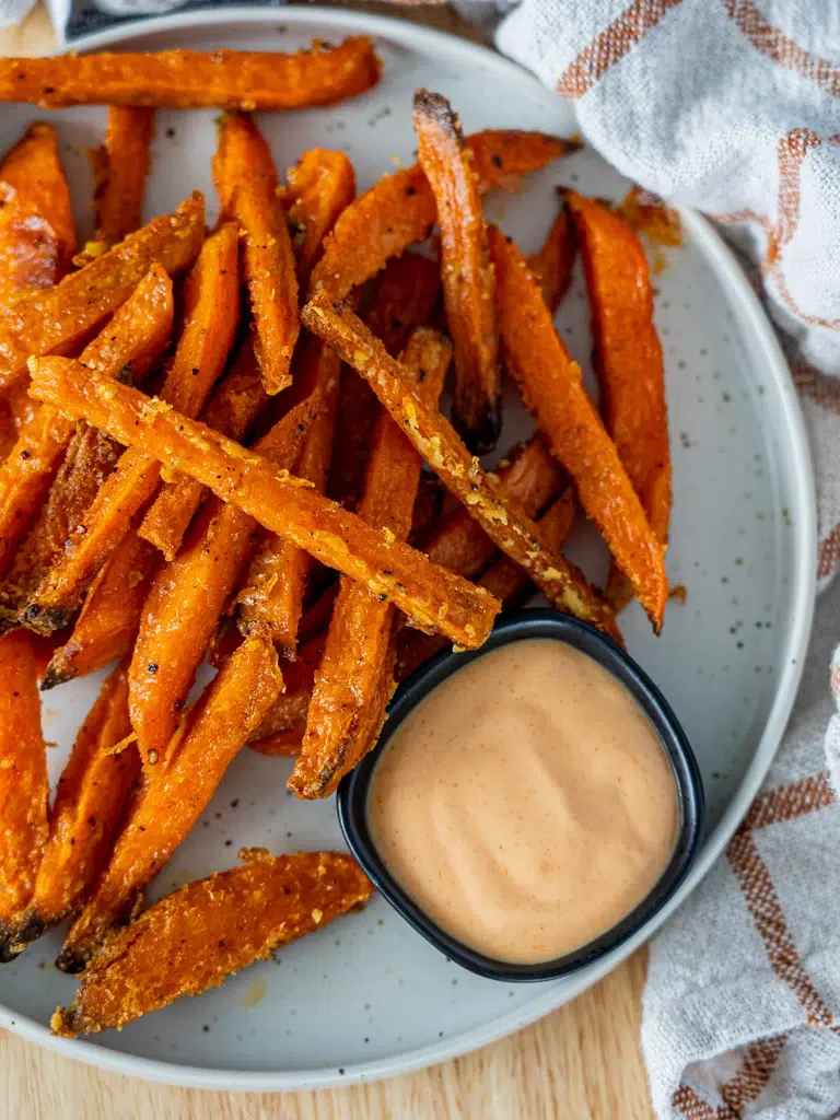 Bunny-Shaped Sweet Potato Fries
