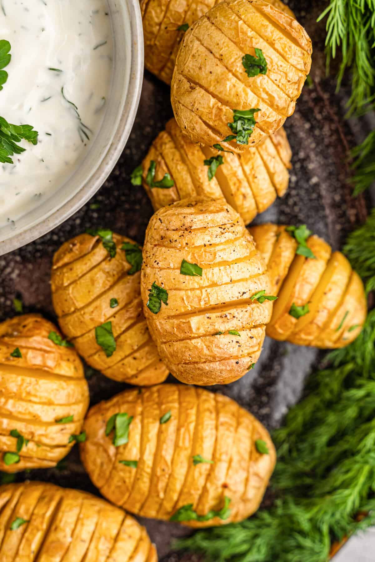 Irish Dill Cream Cheese Dip with Crispy Potato Rounds