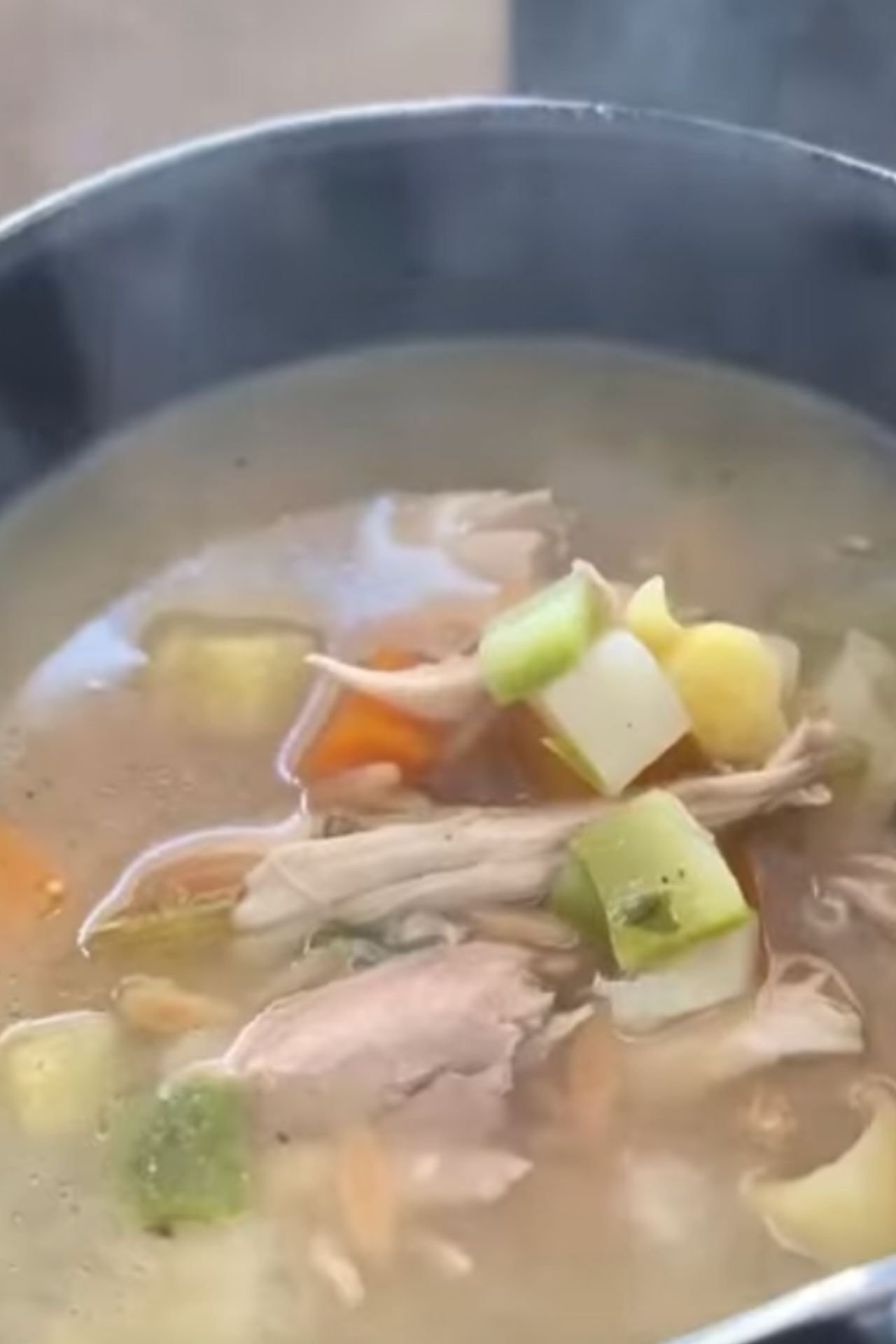Lemon-Herb Chicken Soup with Fresh Vegetables