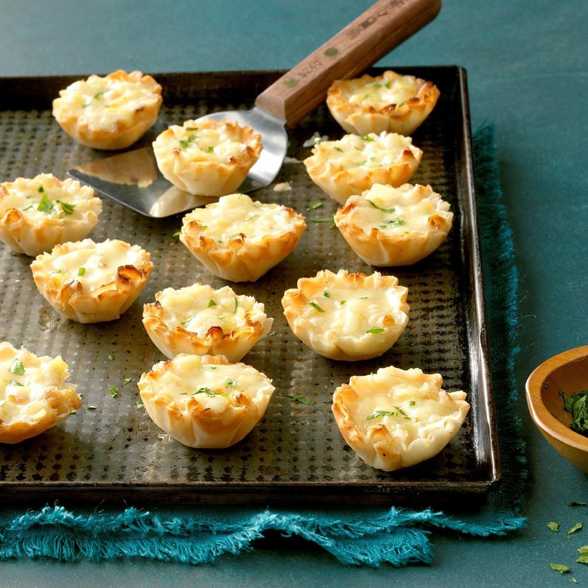 Irish-Style Potato and Leek Tartlets