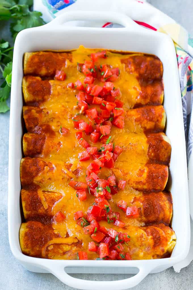 Smoky Maple-Glazed Black Bean Enchiladas