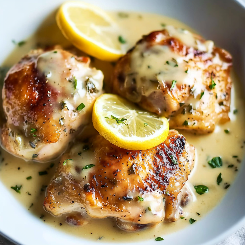 Best-Kept Lemon-Herb Chicken Thighs with Cherry Tomatoes