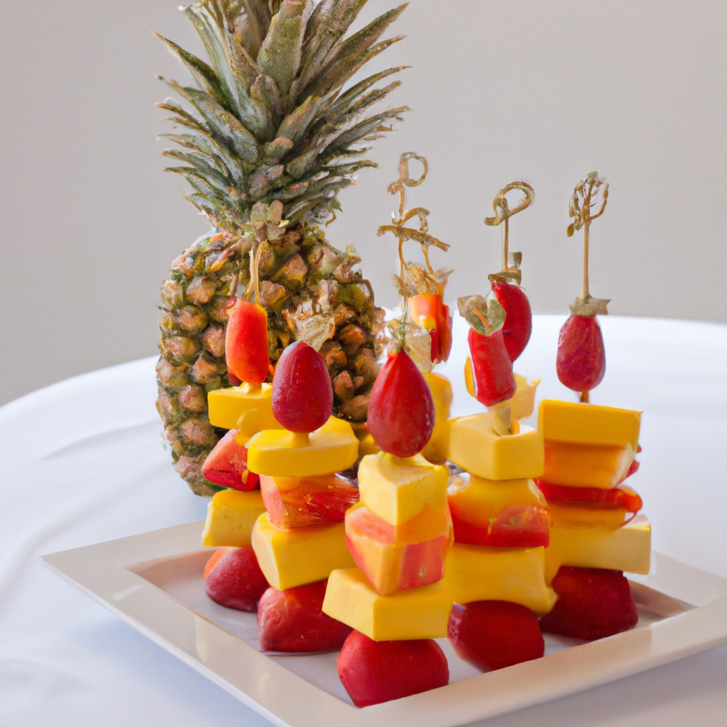 Splash Pad Fruit Skewers