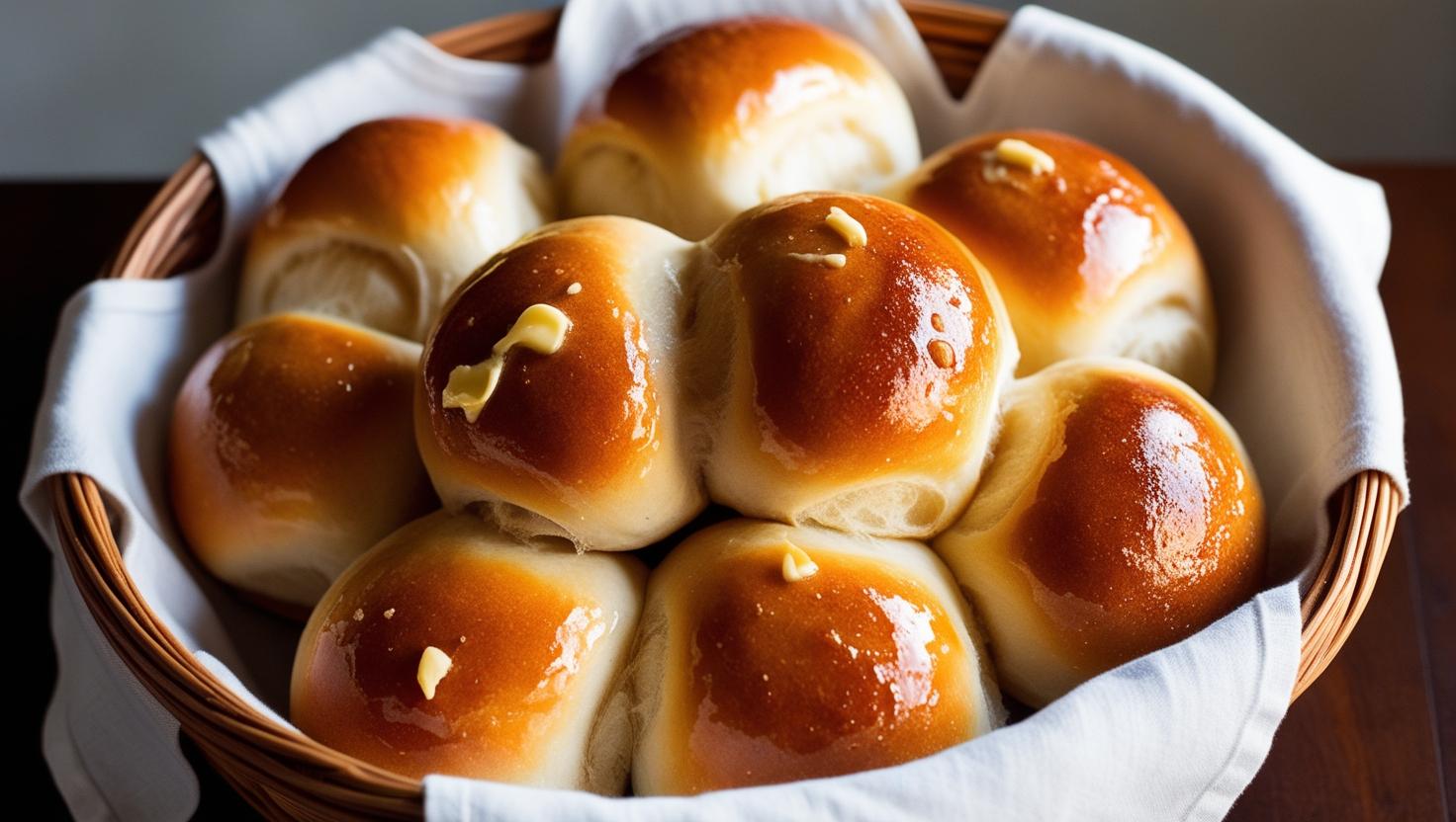 Honey-Butter Swirl Dinner Rolls