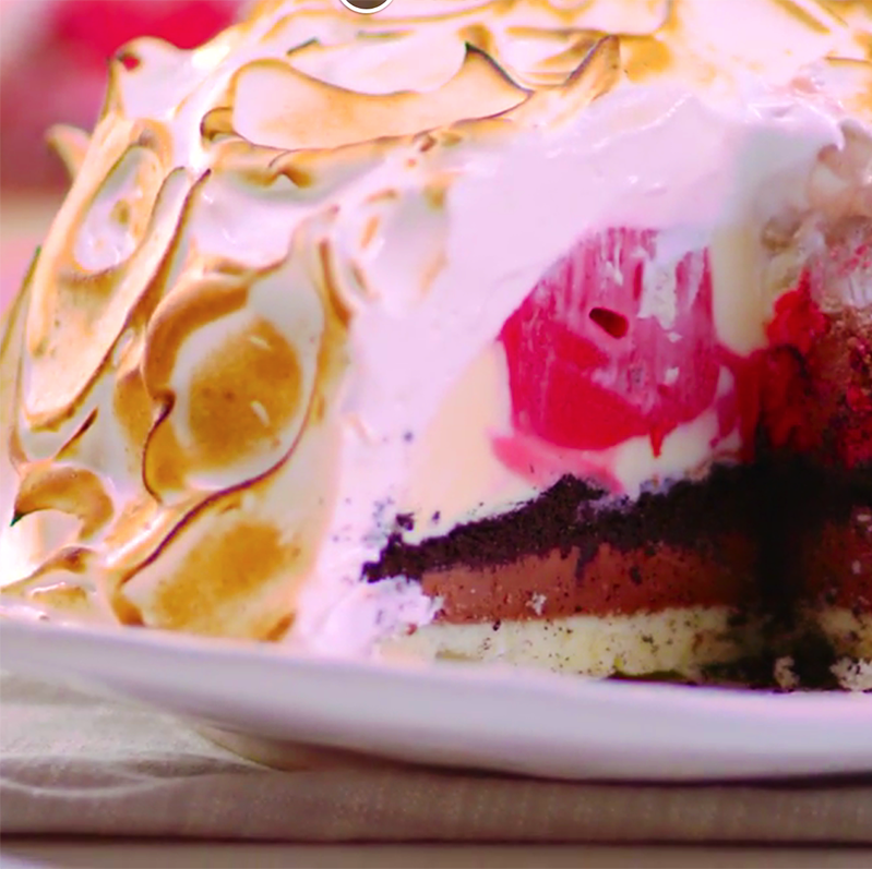 Alaskan Berry & Honey Baked Alaska