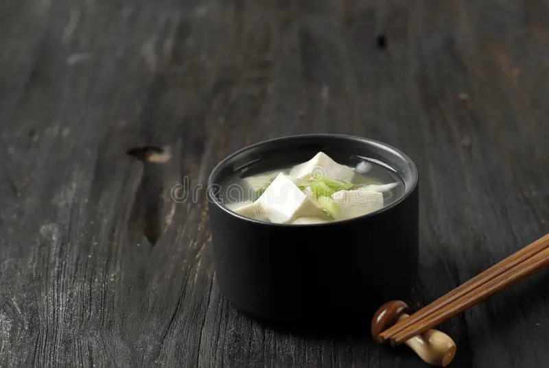 Kyoto-Style Miso Soup with Fresh Tofu and Kombu