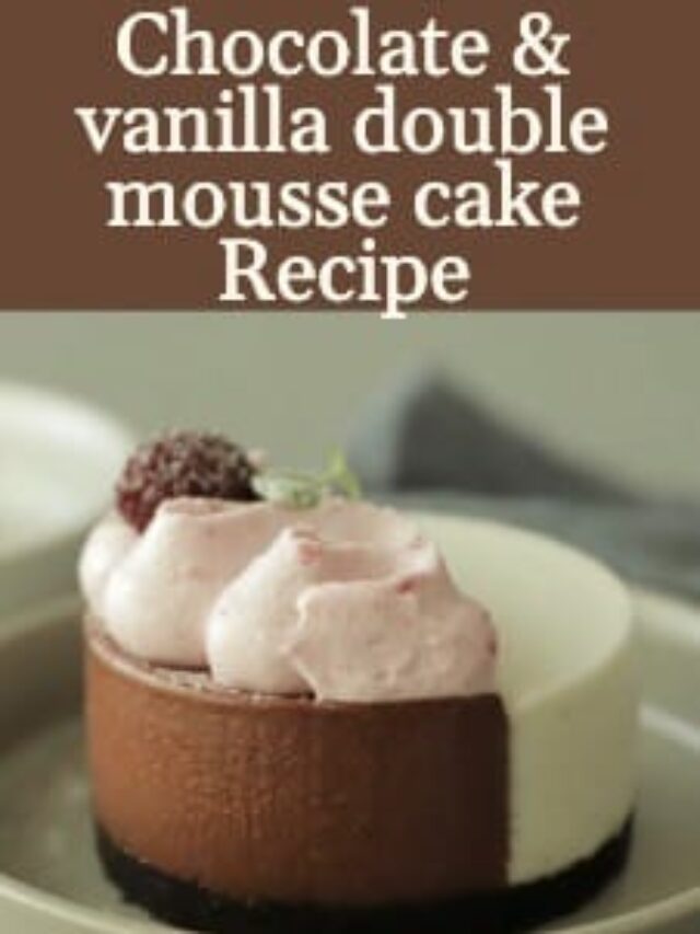 Half and Half Chocolate-Vanilla Mousse