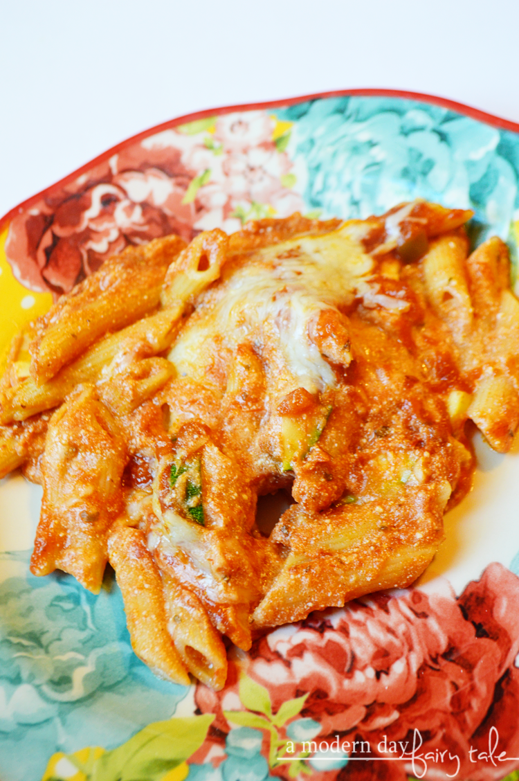 Homeschooler's Cheesy Pasta with Hidden Veggies