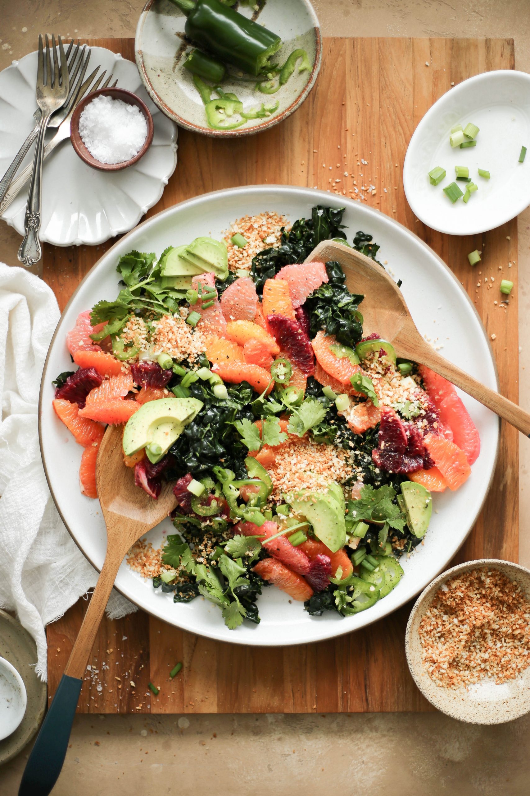 Abs-Enhancing Kale Salad with Citrus Vinaigrette