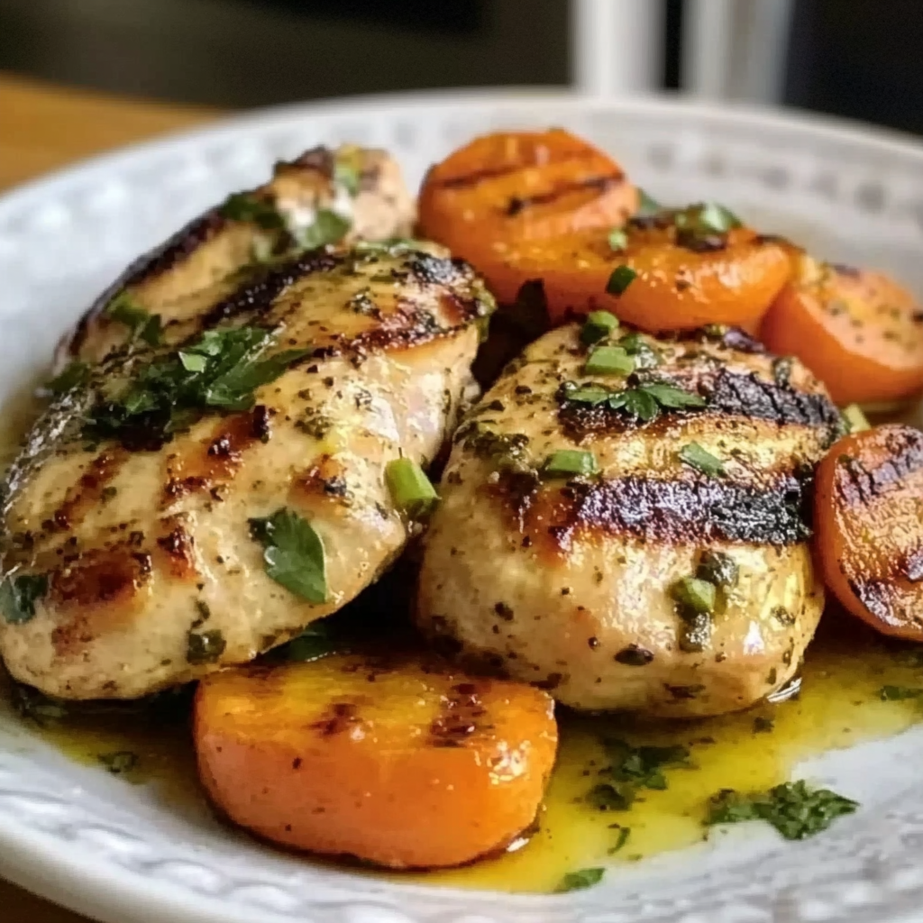 Whole30 Crockpot Herb Chicken with Carrots and Celery