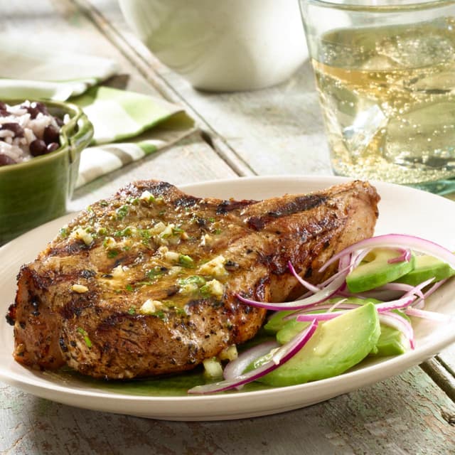 Dominican Mojo Pork Chops