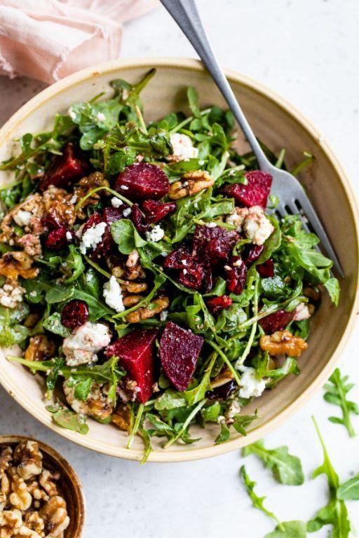Edible Flower and Goat Cheese Salad