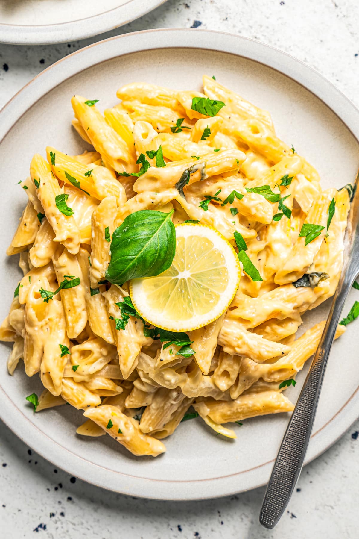 Retro Herb-Infused Lemon Pasta