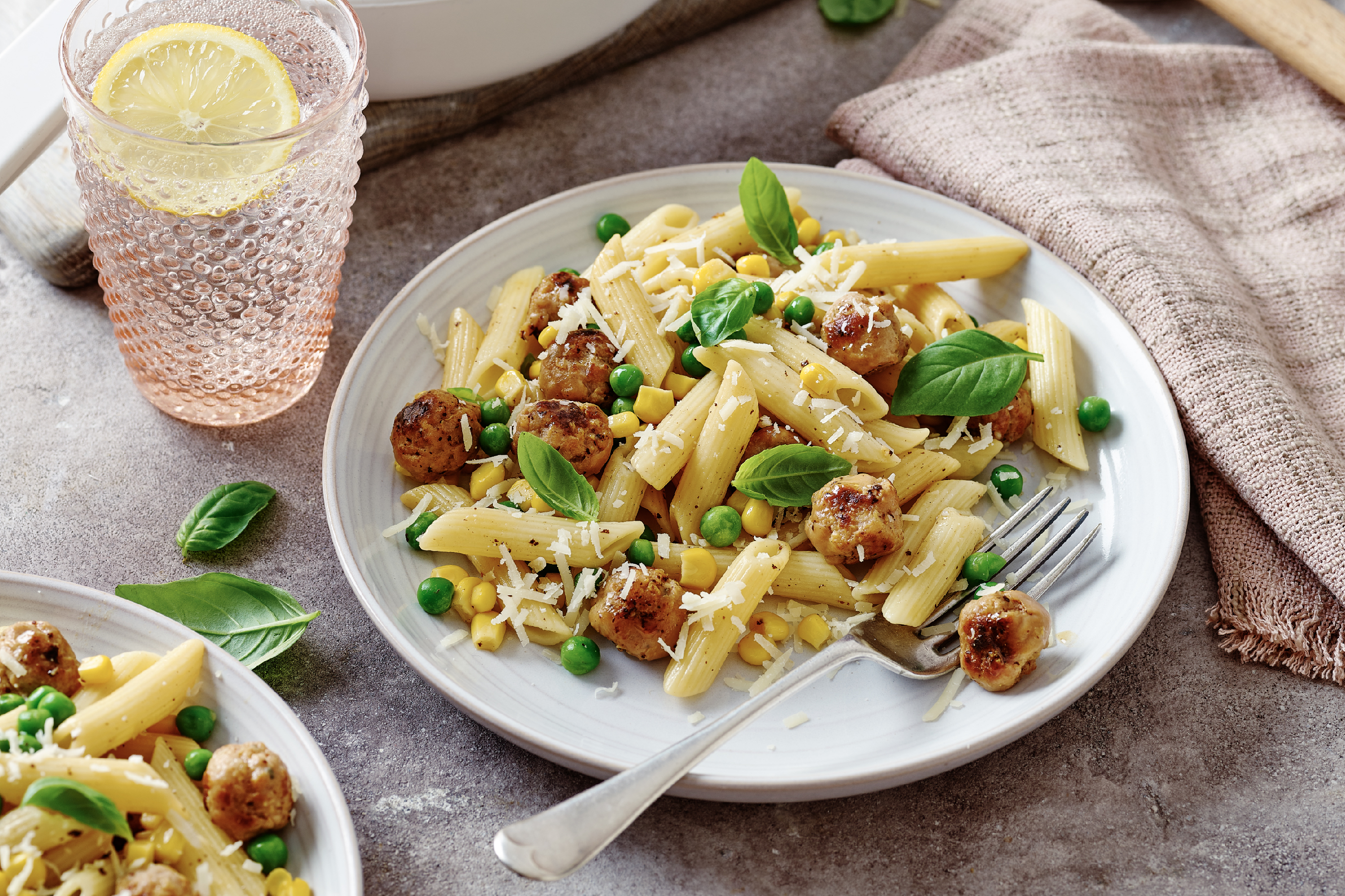 Picky-Eater's Sausage & Pea Pasta