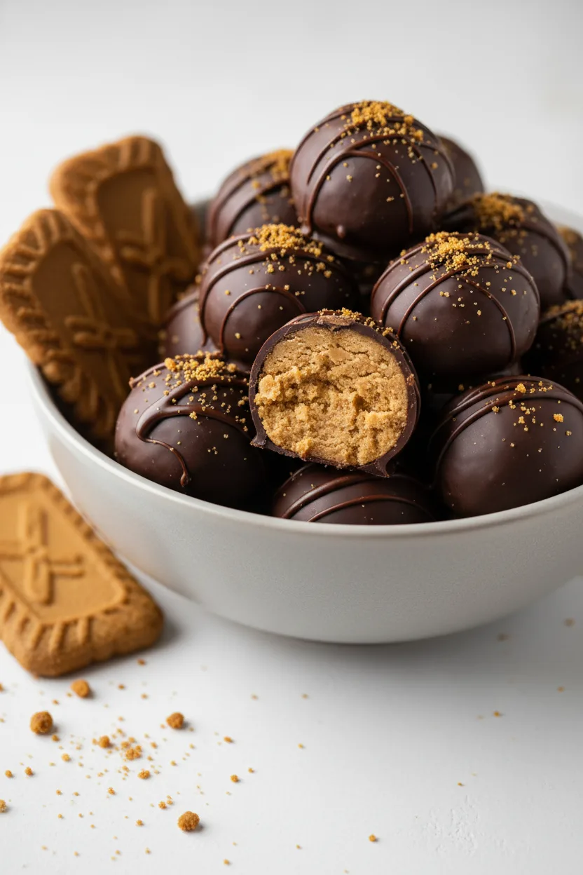Antwerp Six Chocolate Truffles with Speculoos Crust
