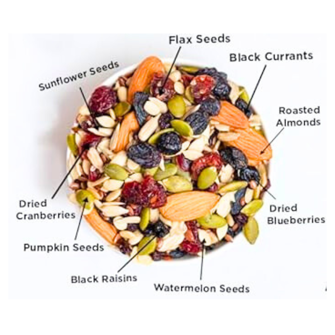 Crispy Roasted Seed Mix with Lemon Zest