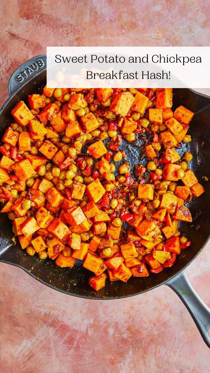 Sunrise Sweet Potato Hash with Crispy Chickpeas