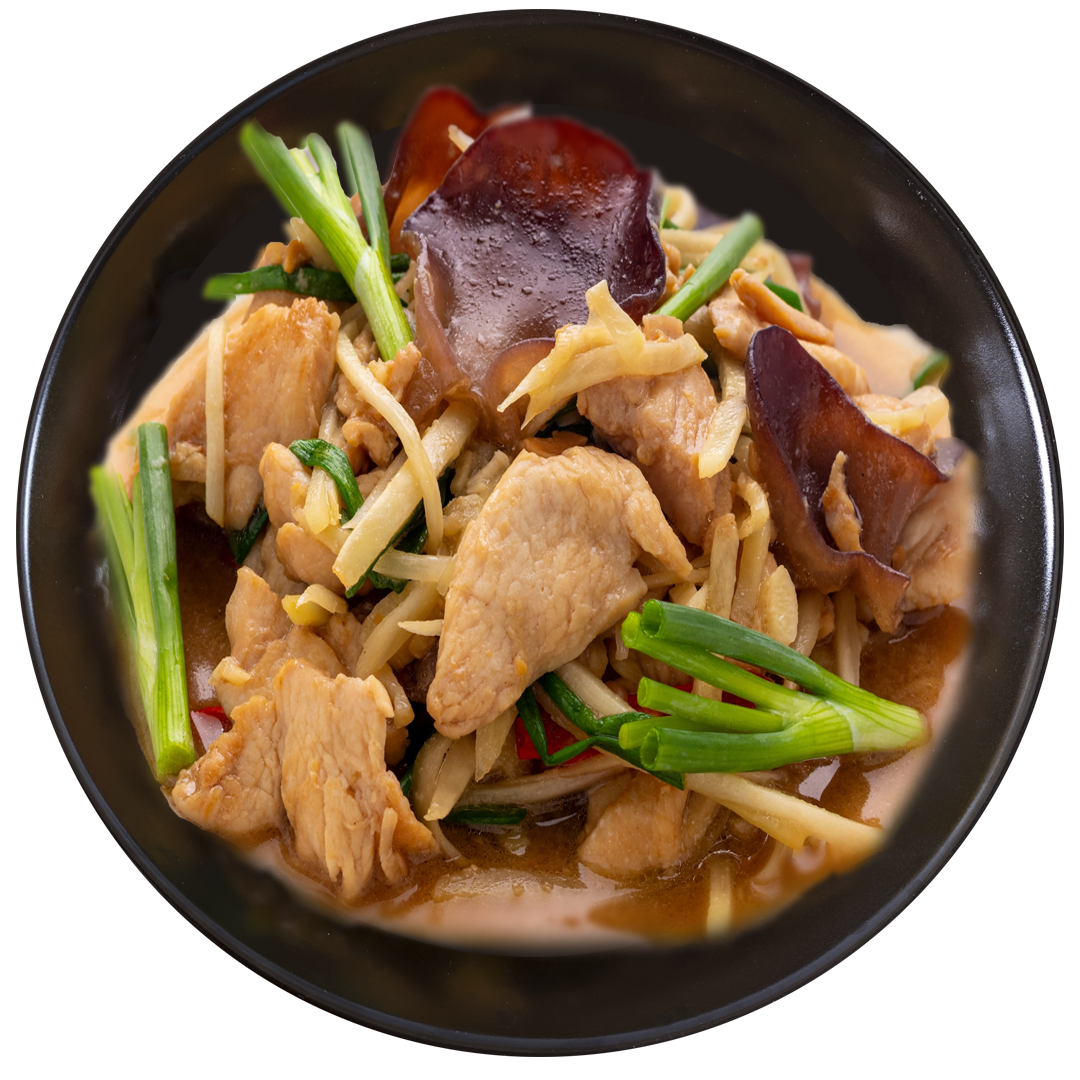 Sake-Marinated Chicken with Ginger and Scallions