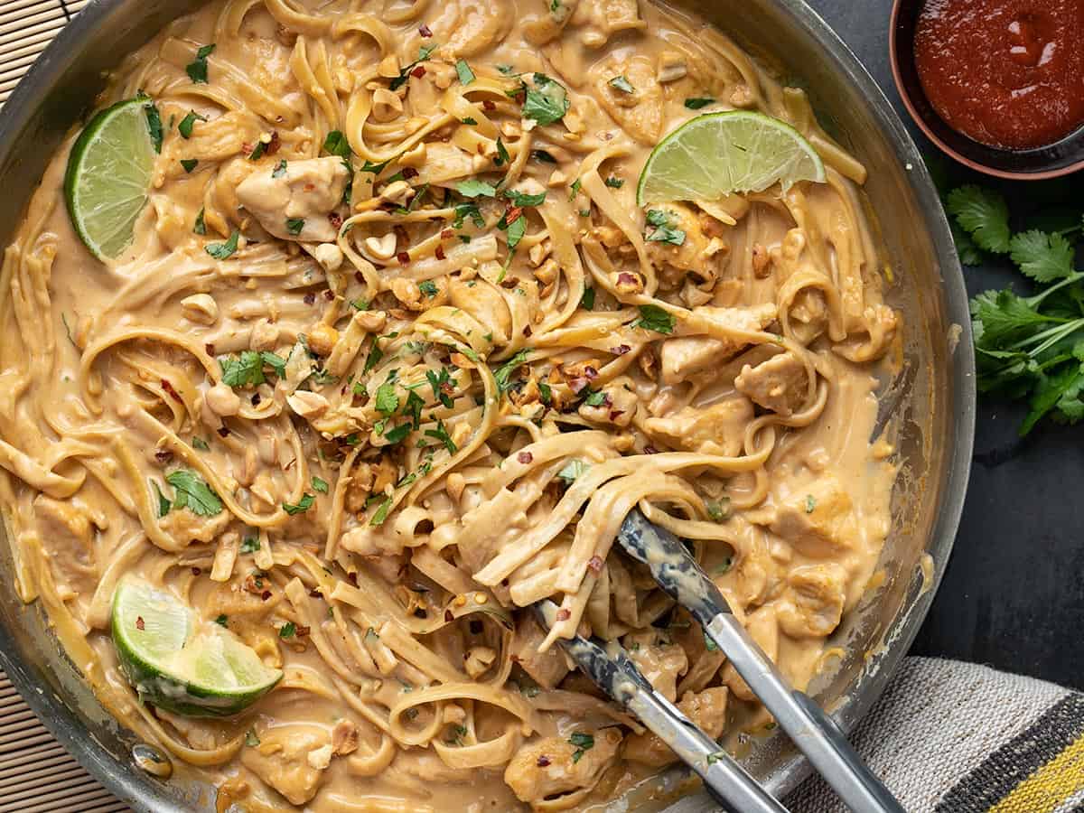 Creamy Peanut Quinoa Noodles