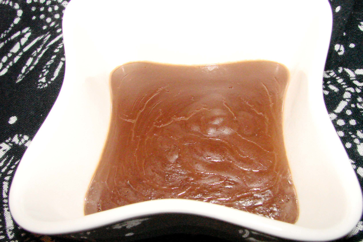 Single-Serve Microwave Chocolate Avocado Pudding