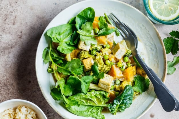 Sesame-Ginger Tofu Noodles with Snap Peas