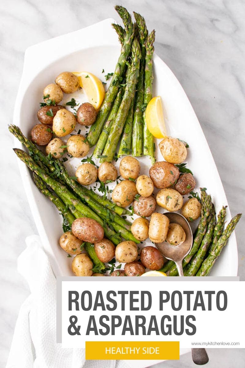 Lemon-Herb Chicken with Roasted Asparagus & Potatoes