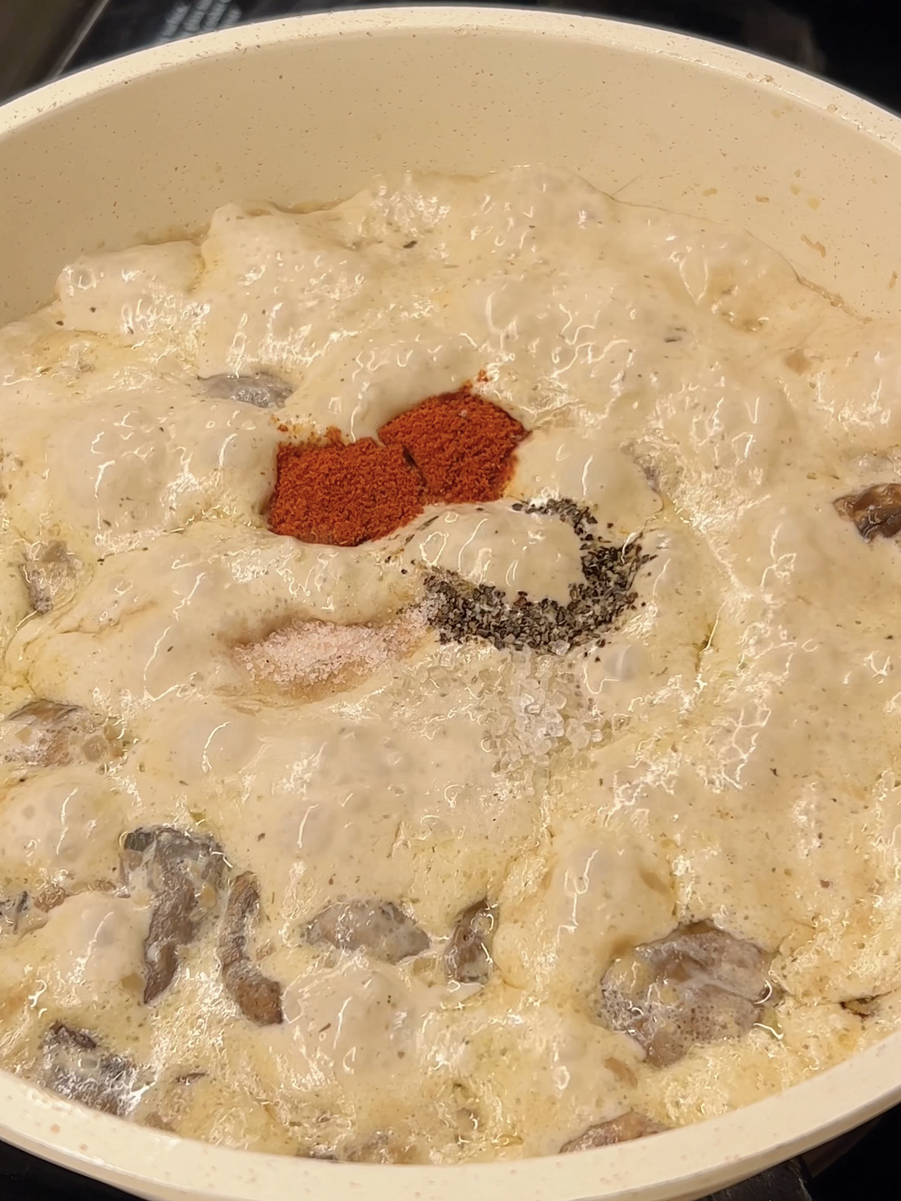 Copilot's Creamy Mushroom Pasta
